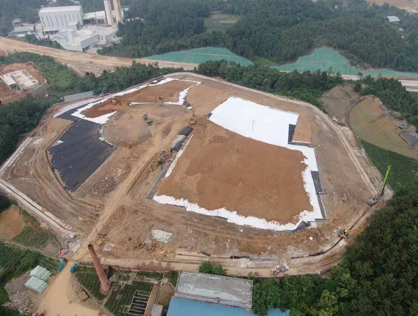 江油市垃圾填埋场 - 垂直防渗系统